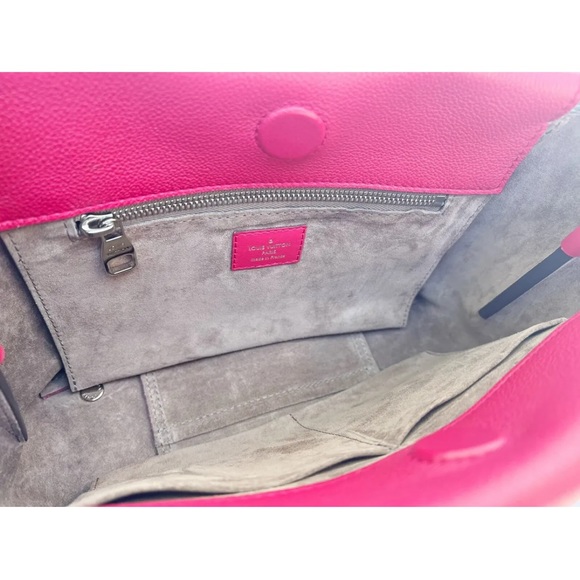 Louis Vuitton W Tote PM Satchel Crossbody Monogram Tuffetage Franboise Red - Picture 6 of 10